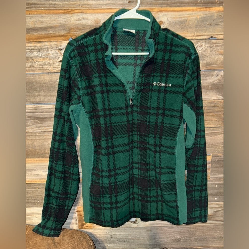 Columbia Pine Ridge Printed Fleece Pullover Long Sleeve XM6749 Mens small